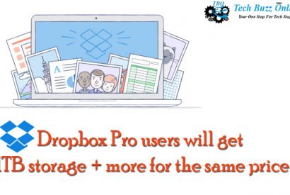 Thumbnail for Dropbox Pro users will get 1TB storage + more for the same price