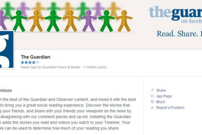 Thumbnail for Exclusive Facebook Application from Guardian