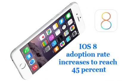 Thumbnail for IOS 8 adoption rate increases to reach 45 percent