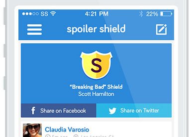 Thumbnail for Spoiler Shield Blocks Spoilers From Your Friends While Using Twitter And Facebook